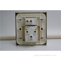 British Standard Gang Switch And Socket electrical multi-functional fireproof wall switch Factory